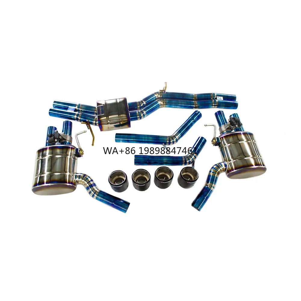

Custom S4 Titanium Alloy Valve Exhaust System Catback for Audi S5 & S4 B8 B9 3.0T 2009-2015 Audi Exhaust Pipes