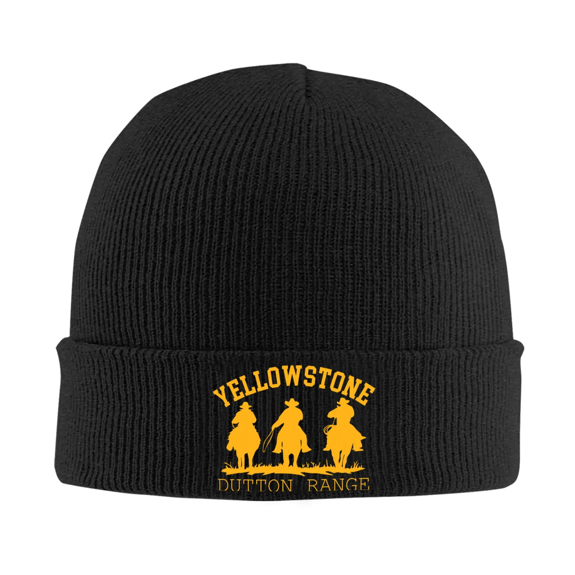 Custom Yellowstone Film Movie Skullies Beanies Caps Hip Hop Winter Warm Men Women Knit Hats Unisex Adult Dutton Ranch Bonnet Hat