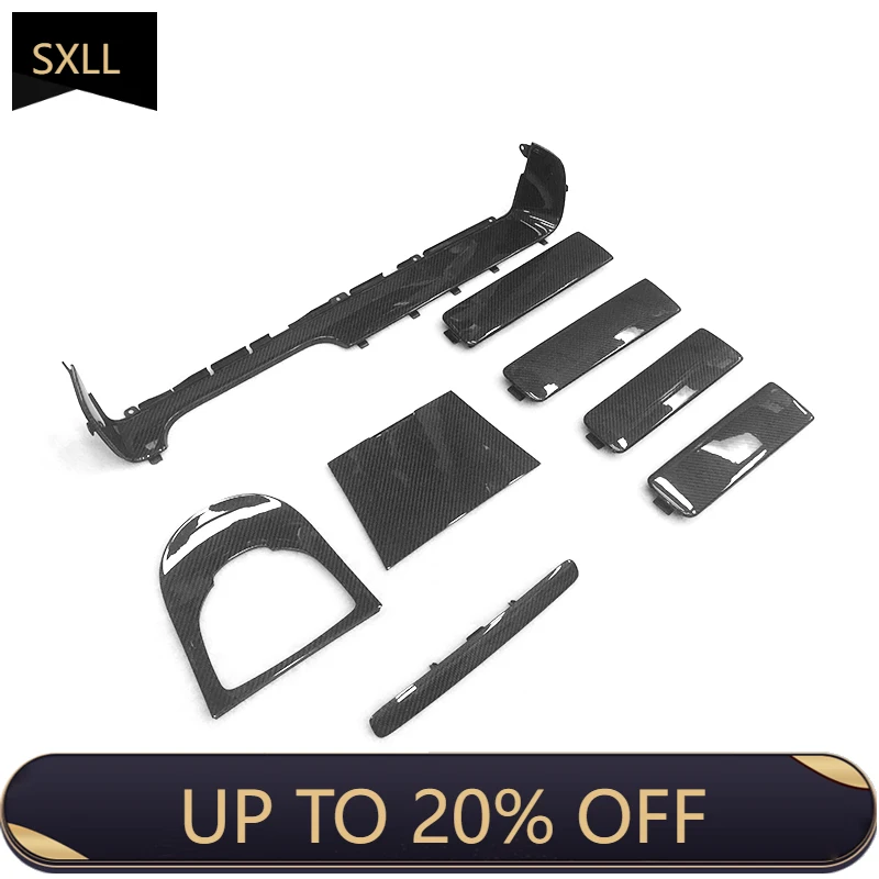 

Car interior modification upgrade with dry carbon fiber interior console for G-class W464 G63