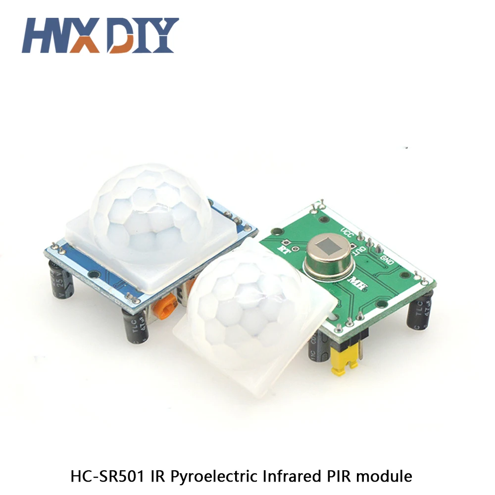 10PCS SR501 HC-SR501 Adjust IR Pyroelectric Infrared PIR module Motion Sensor Detector Module for arduino