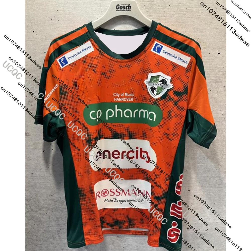 Ultime 26-25 T-shirt da pallamano TSV Hannover Burgdorf da uomo Abbigliamento sportivo per bambini Maglie traspiranti da allenamento oversize per pallamano
