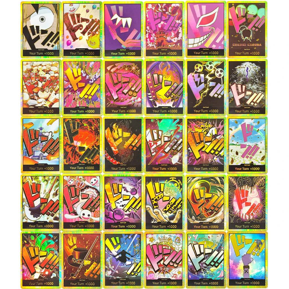 ¡Juego de cartas de una pieza DIY inglés EL MEJOR PRB-01 DON! Tarjetas de anime Opcg de la colección Gold