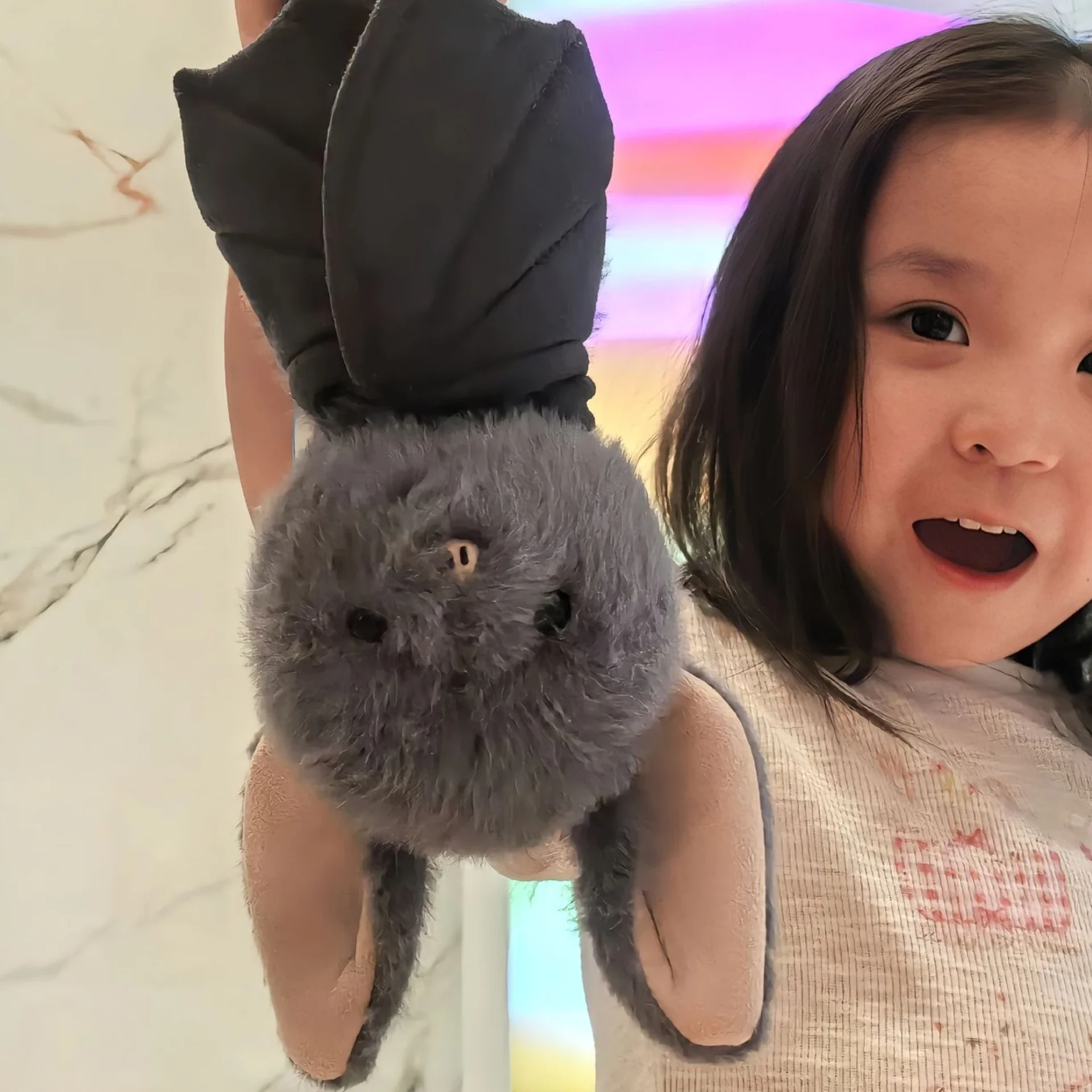 ตุ๊กตาค้างคาวกลับหัวสุดน่ารัก ตลกขบขัน สำหรับฮาโลวีน ของเล่นตุ๊กตาขนนุ่ม ของสะสม ตกแต่งห้องนอน ของขวัญวันเกิด