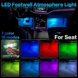 Lámpara LED de ambiente para coche, accesorios de luz Interior para SEAT Ateca Leon 5F MK3 Ibiza ST Toledo KG MK4 Alhambra 7N