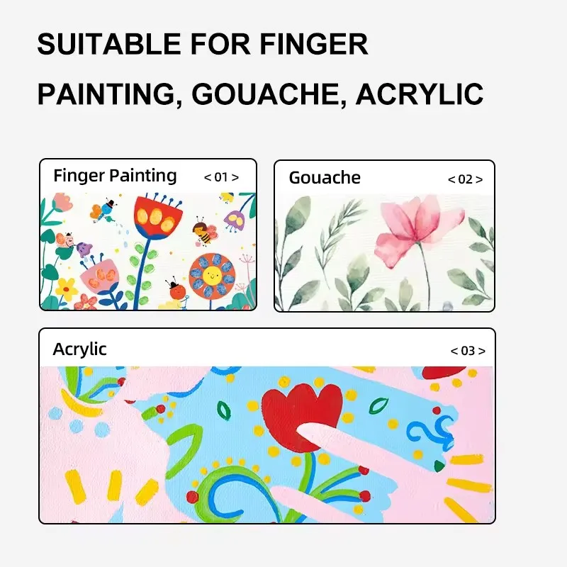 Mideer 15 szt. Profesjonalny papier do malowania pigmentami, papier do kolorowania, papier do rękodzieła artystycznego, zabawki do rysowania dla dzieci