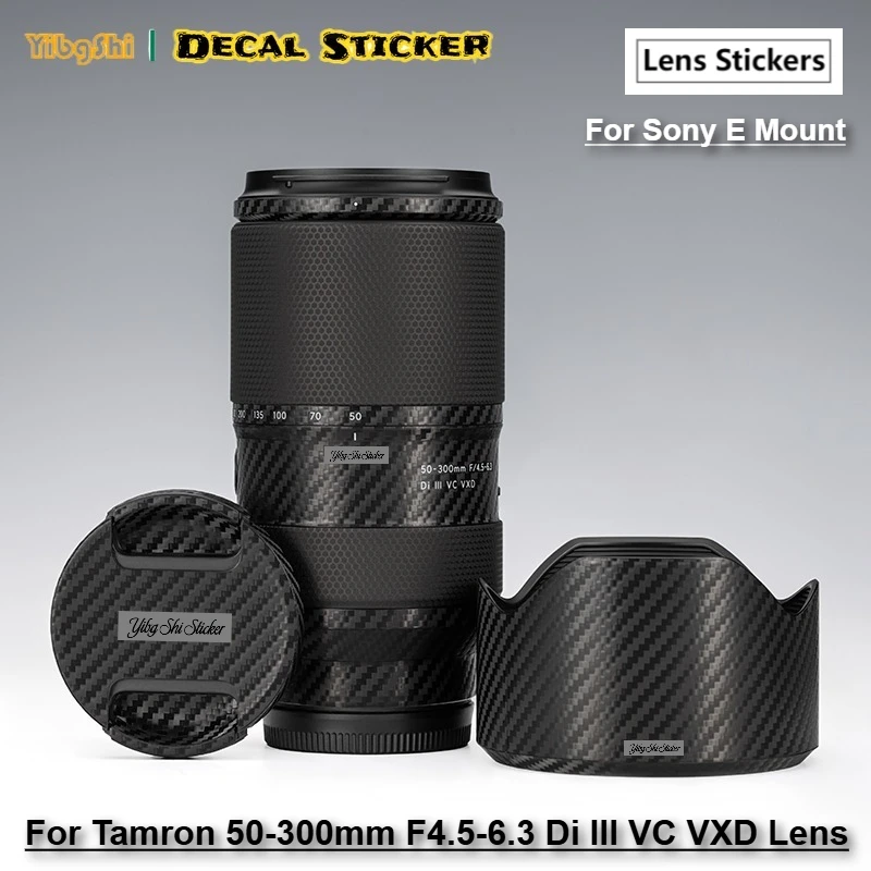 

Для Tamron 50-300 мм F4.5-6.3 Di III VC VXD (для крепления Sony E) наклейка на объектив защитная наклейка на кожу защитная пленка A069
