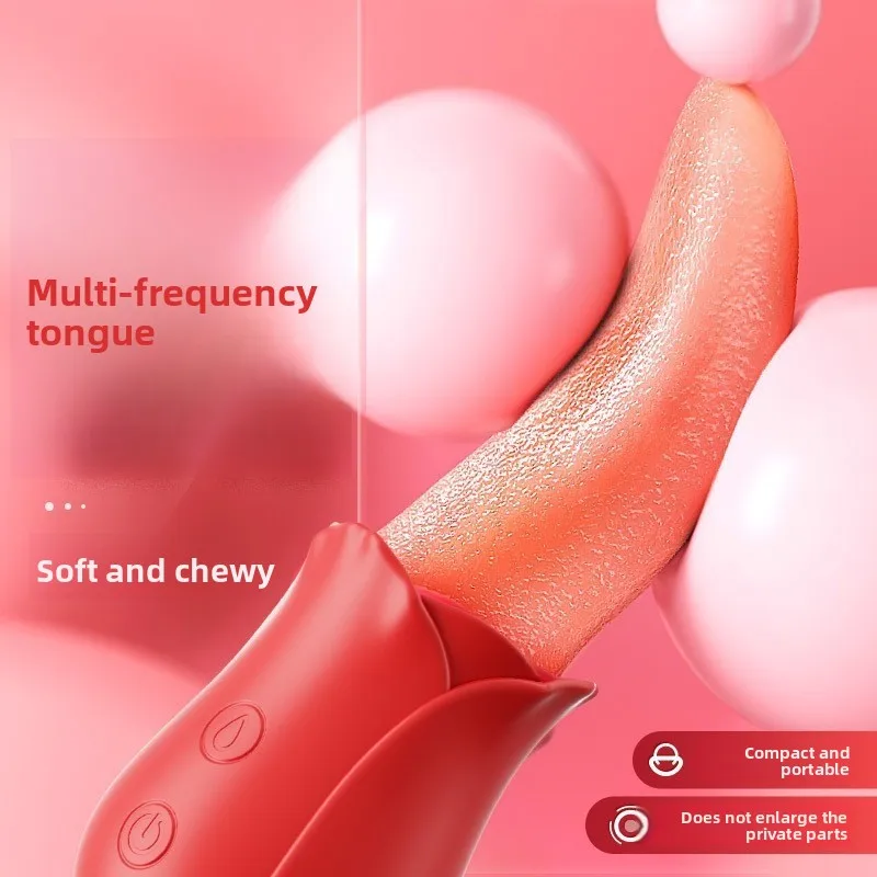 Mia Honey Tongue Clit Tongue Licking Vibrator Thrusting Female Masturbator Electric Massage Stick Sex Products view 4