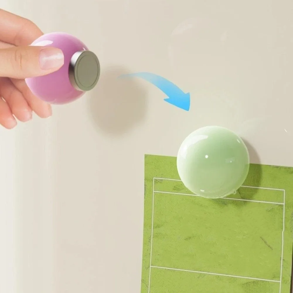 

3/4PCS Dopamine Magnetic Hooks Waterproof Plastic Refrigerator Magnets Moisture-proof Thickened Decorative Hooks