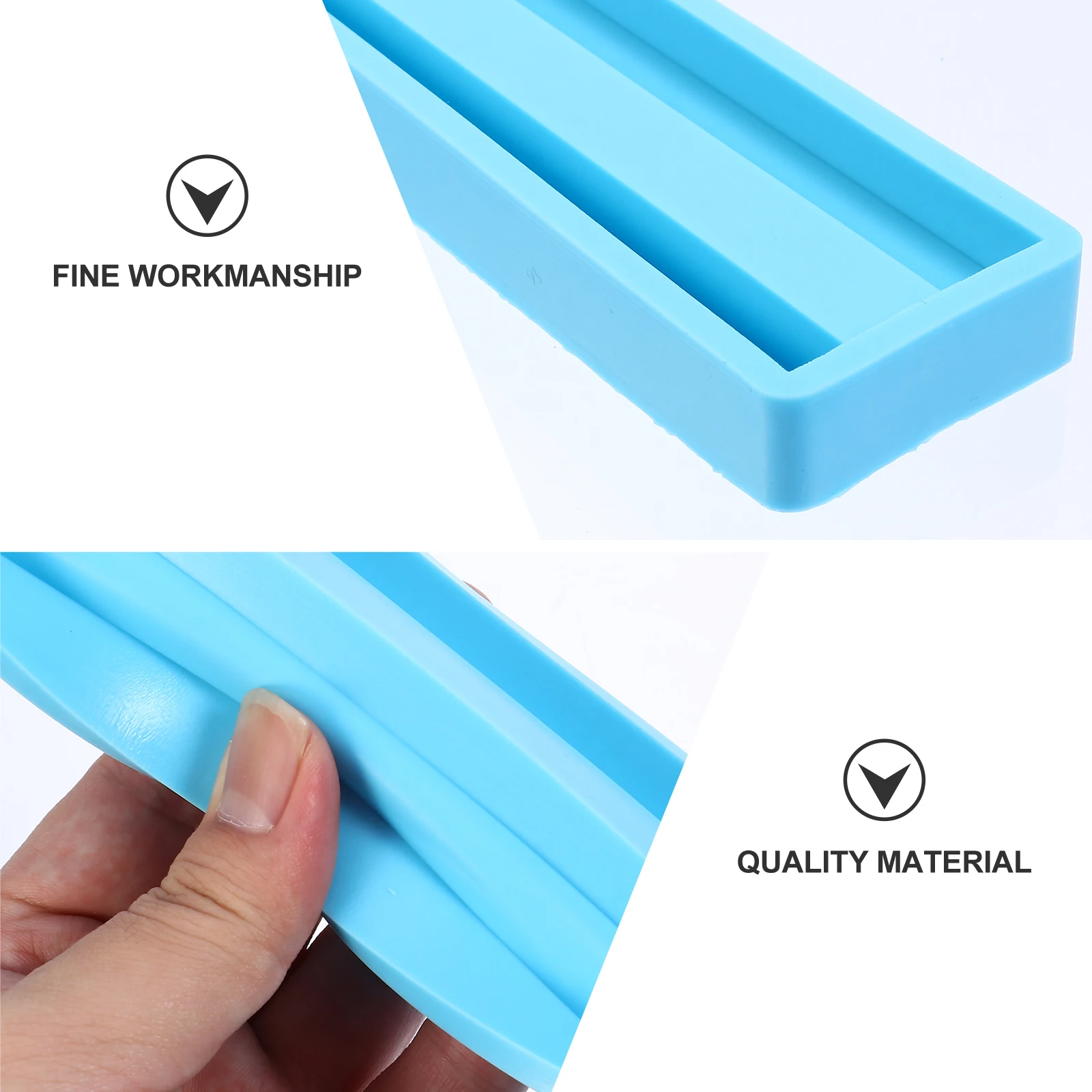 DIY Domino Opslag Stand Mold Flexibele Siliconen Hars Gietvorm voor Domino Rack Organizer Houder Art Craft Supplies