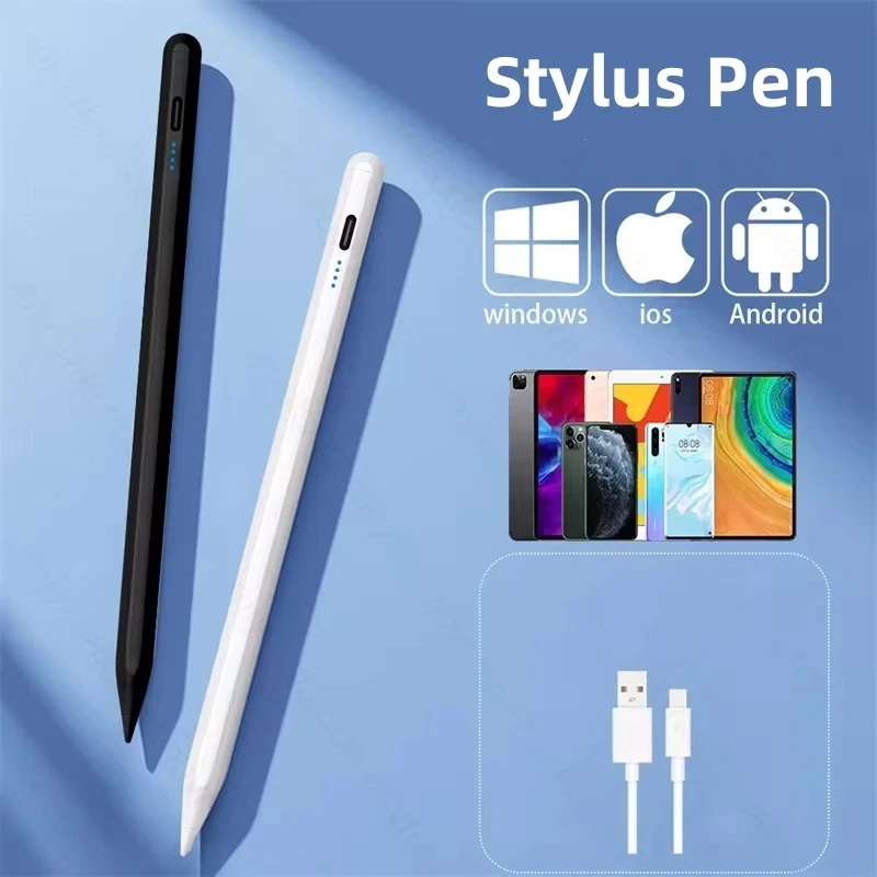 قلم عالمي للكمبيوتر اللوحي الذي يعمل باللمس لجهاز iPad Apple Pencil للهاتف المحمول Lenovo Huawei Xiaomi RedmiSamsung