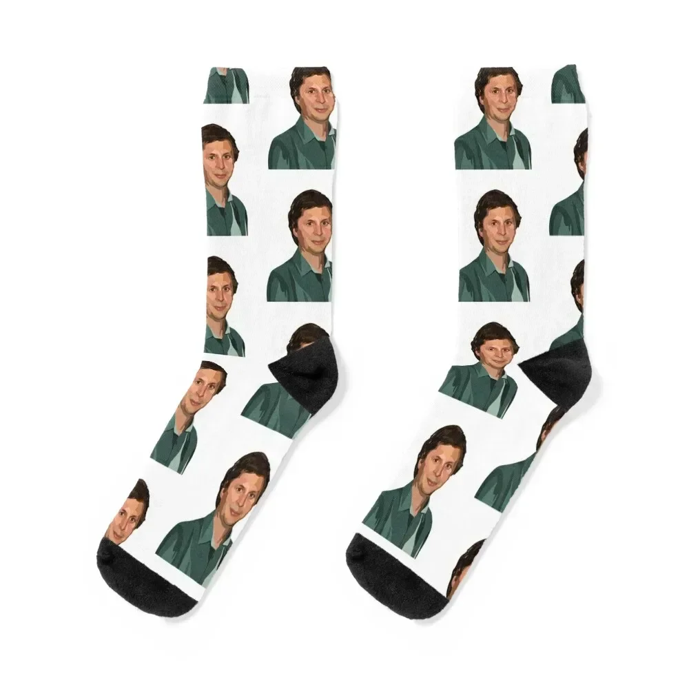 Michael Cera Socks valentine gift ideas custom sports hockey golf Socks For Men Women's