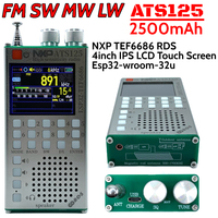 ATS125 FM SW MW LW BT Radio TEF6686 RDS 4inch IPS LCD Touch Screen 320x240 ESP32-WROOM-32U Main Control Chip