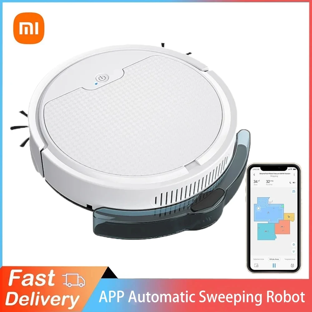 Xiaomi Robot Vacuum Cleaner Dry and Wet Ultraviolet Sweeper Intelligent Small Household Appliance Mopping Sweeping Machine