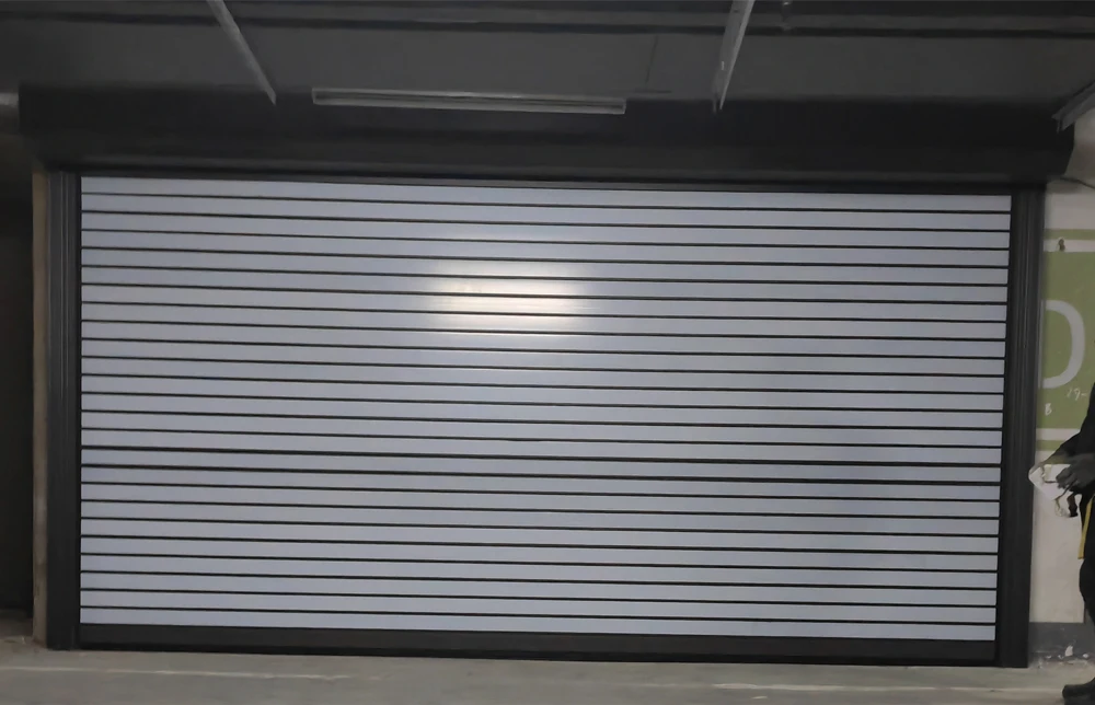 Customization Modern Design Insulated Rolling Shutter Door Aluminum Alloy Garage Door With Rolling Open Style