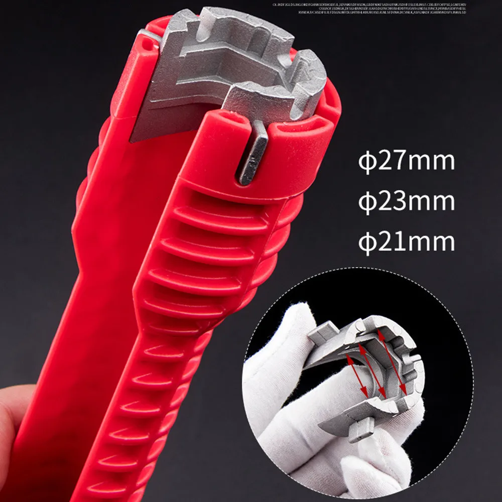 8 in 1 Sink Faucet Key Repair Tool for Toilet Bathroom Kitchen Faucet Assembly Wrench Plumbing Removal Installation Wrench Set