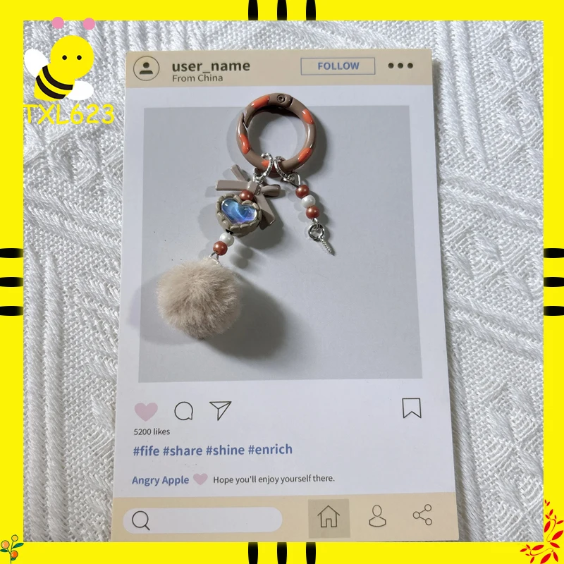 

Kawaii Keychain Cartoon Creative Students Schoolbag Car Keyring Women and Men Trend Gifts