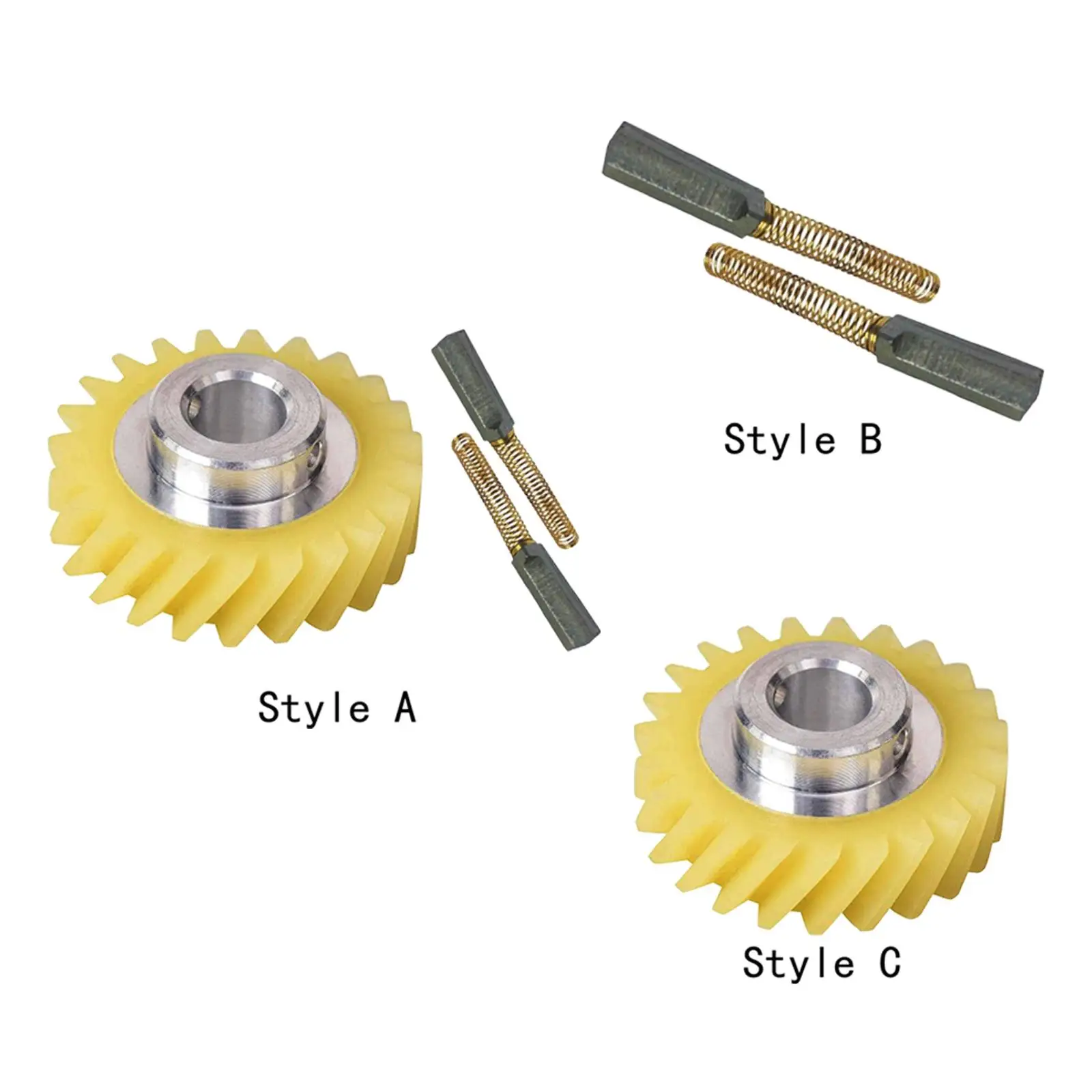 Worm Gear Premium Easy to Install Replacement Parts Vertical Mixer Blender Wheel Sturdy Professional Carbon Brushes Accessories