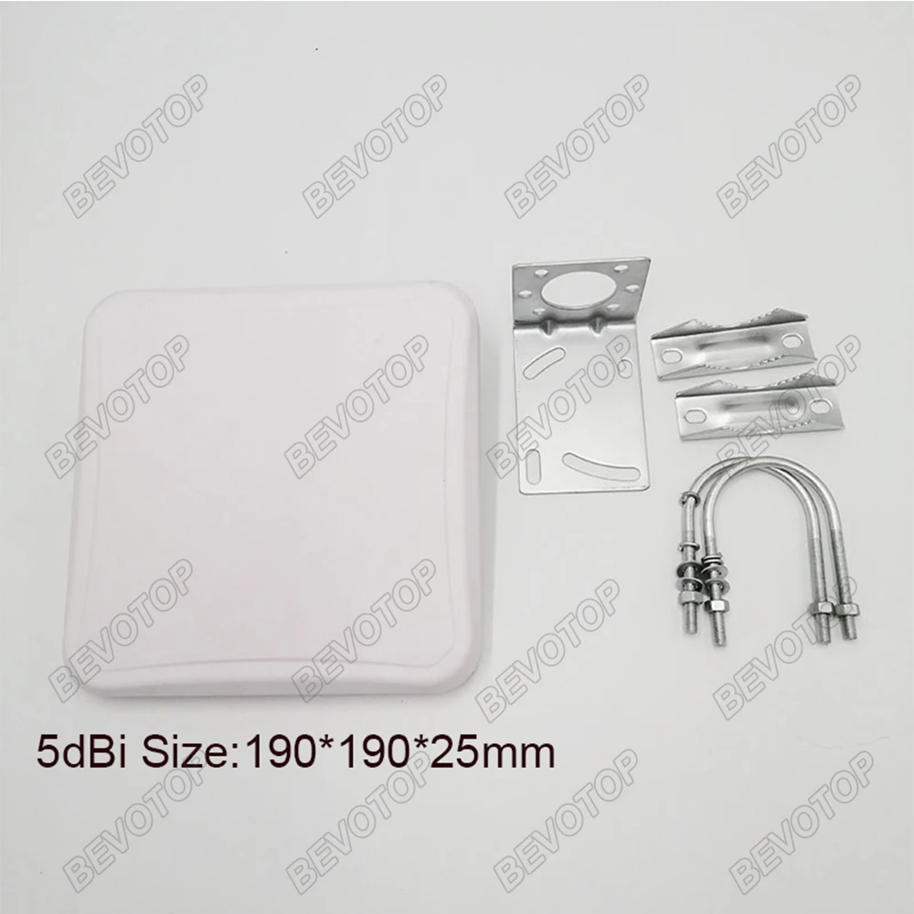 868MHz/915MHZ RFID Flat Antenna Metal Bracket Outdoor Waterproof High Gain 5/9/12dBi IoT Ultra High Frequency Directional