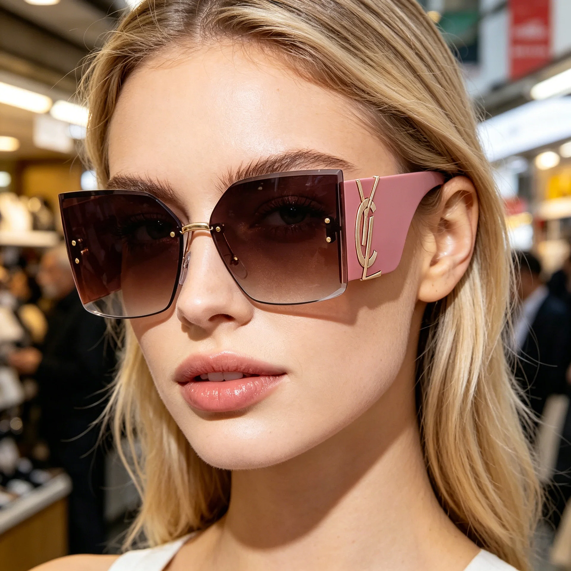 2026 Lüks Çerçevesiz Kedi Gözü - Sunglasses Cat Eye incelemesi ve fiyatı