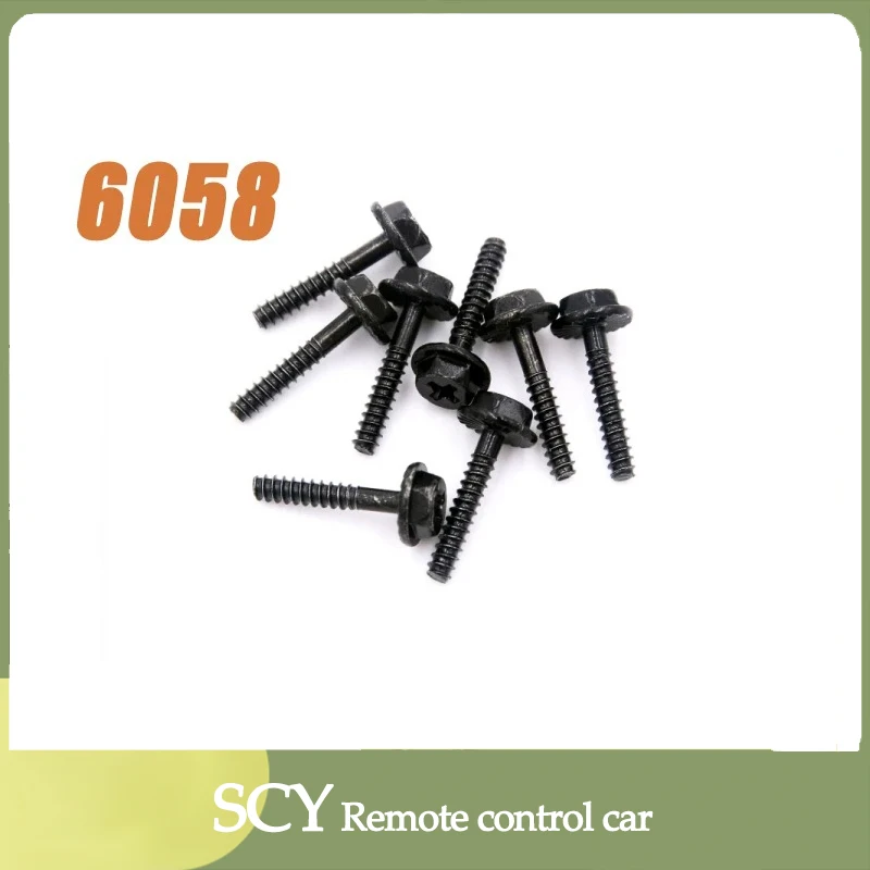 Peças de reposição originais do carro RC, SCY 16102 1:16, 6058 Parafusos, Adequado para SCY 16101 16102, Carro Vale a pena ter