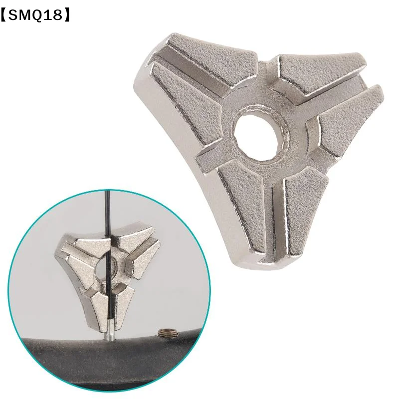 1Pcs Rim Adjuster Cycling Spoke Repair & Maintenance Tools Triangle 6-Socket Spoke Wrench For Mountain Bike Wire Wrench【SMQ】