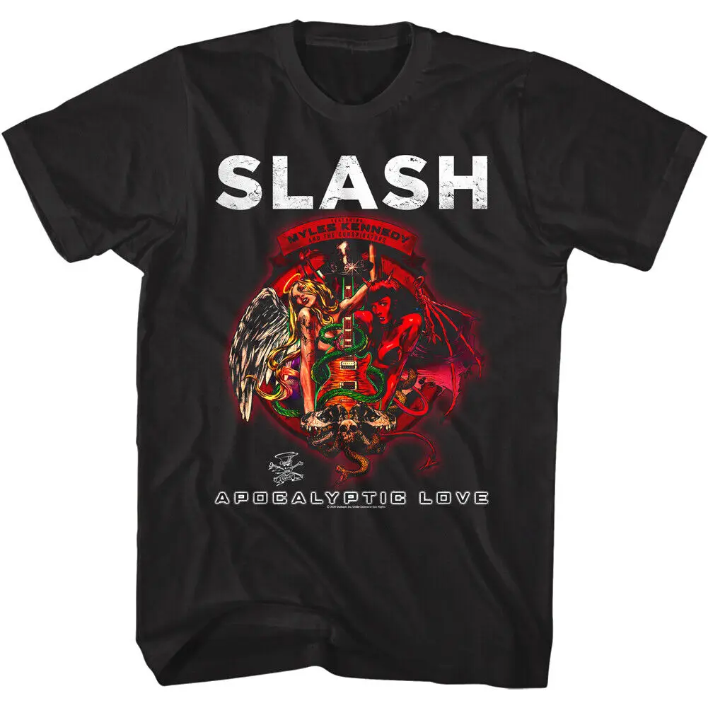 Slash Apocalyptic Love Album Men's T Shirt Myles Kennedy Conspirators Angel