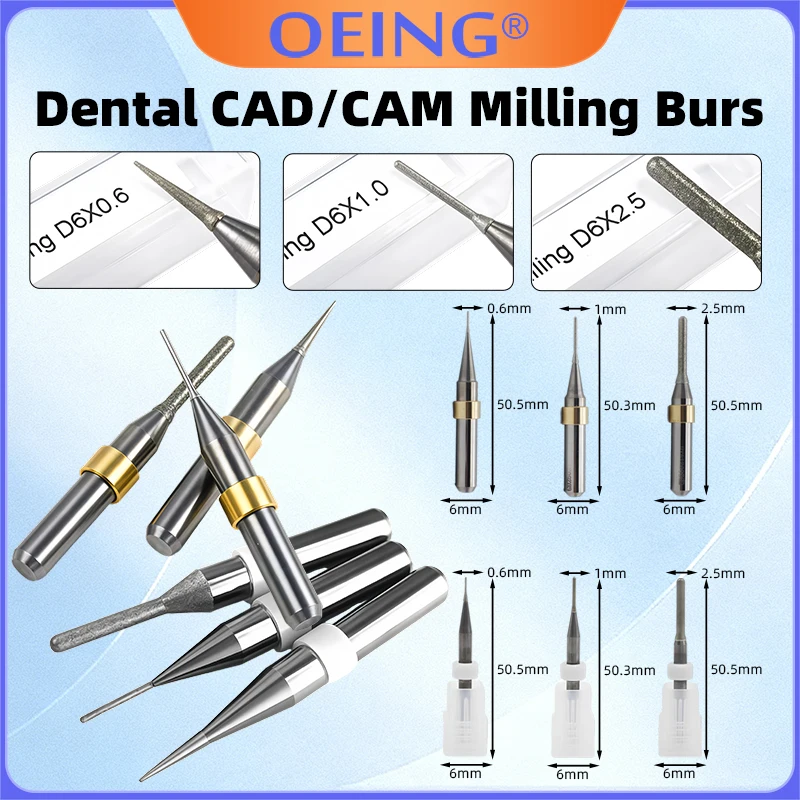 

1Pcs Dental Milling Drills Orthodontic Interproximal Enamel Removal Bur Suitable for Zirconia Cutting Tools for Dental Materials