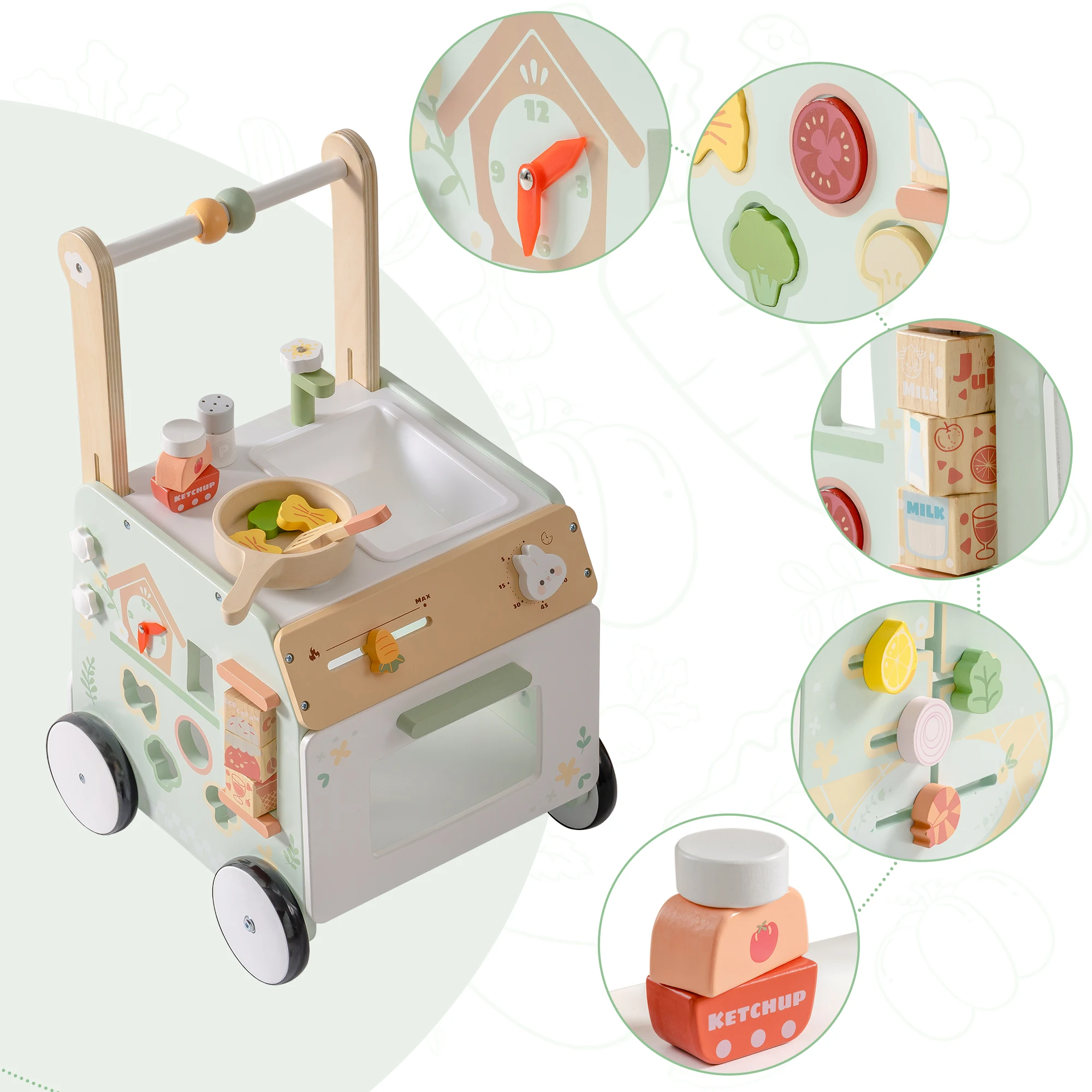 Robud Drewniany Chodzik dla Ni – Baby Walker Activity recenzja i cena