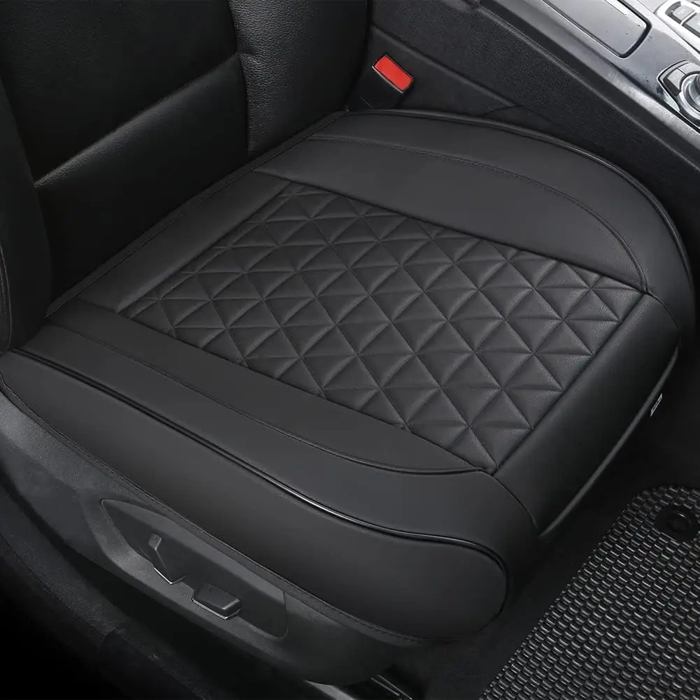

Luxury Faux Leather Front Seat Covers with Anti-Slip Design, Universal Fit for Most Vehicles