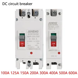 1/2P DC Circuit Breaker 150A 200A 250A 300A 400A 500A 600A MCCB 12V 24V 48V 96V 120V Solar Cells Protector RV Battery Isolator