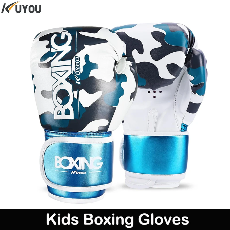 أطفال قفازات الملاكمة قفازات الملاكمة للأطفال طفل بولي Cartoon الكرتون شرارة التدريب قفازات الملاكمة للبنين بنات كيك بوكسينغ MMA #1