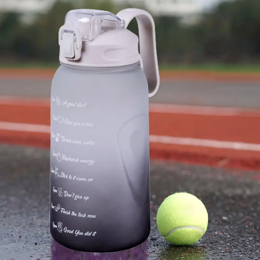 Water Bottle  Lovely Large Capacity Portable  Outdoor Sports Water Drinking Straw Bottle Daily Use