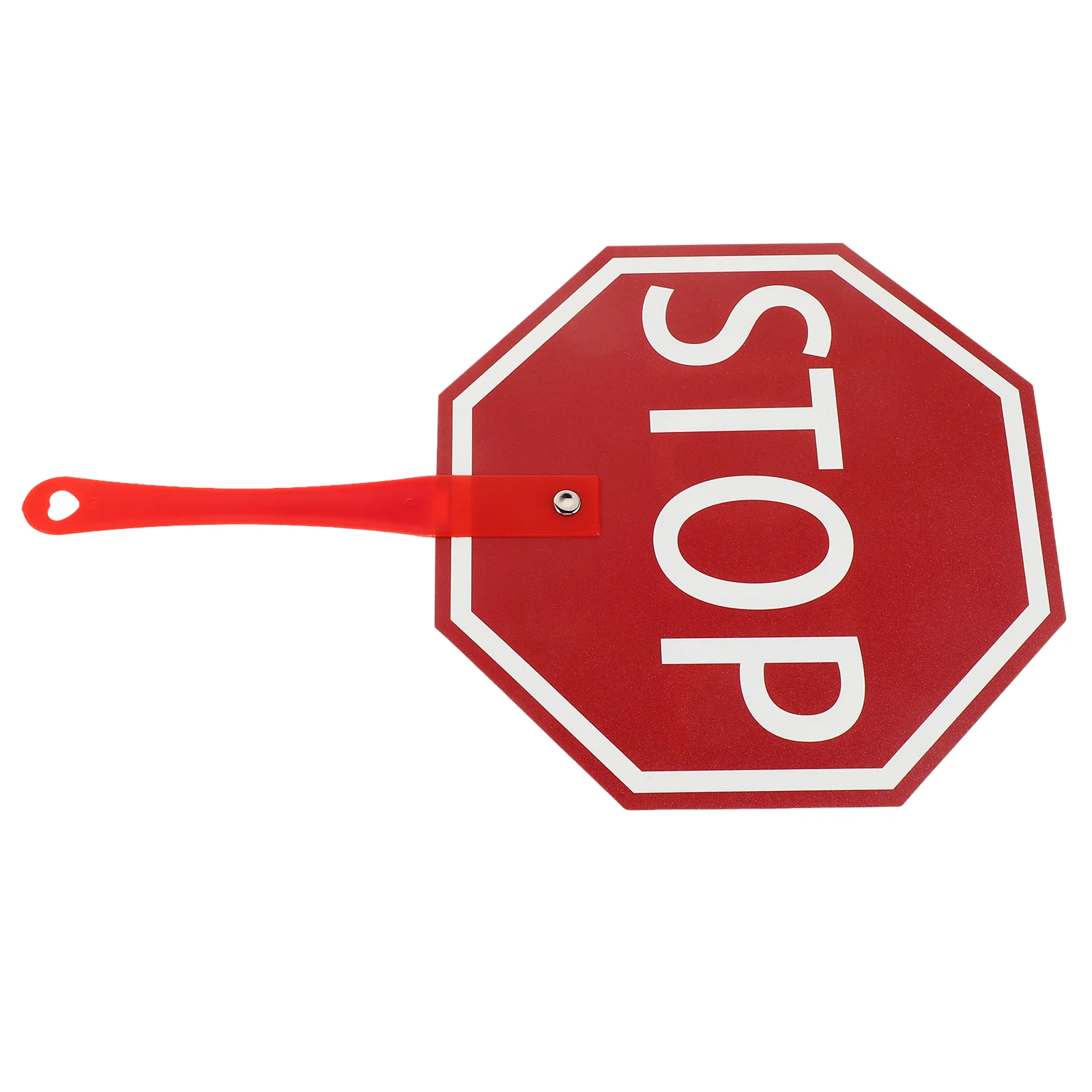 Hand Holding Sign Props Held Stop Slow with Handle The Red Handheld Primary School