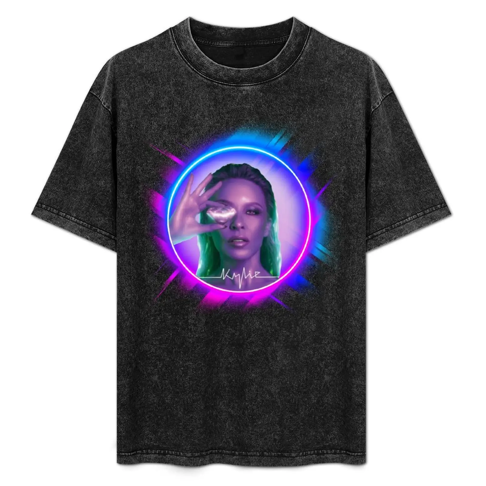 

Kylie Tension Purple Glow T-Shirt Work Basic Short Sleeve Top