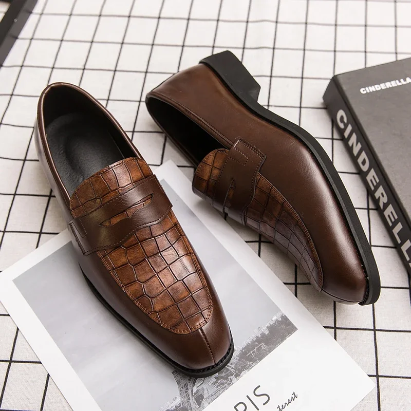 Spring High Quality Male Leather Men's Casual Shoes Brand Driving Shoes Male Comfortable Low-heel Loafers Men All-match Moccasin