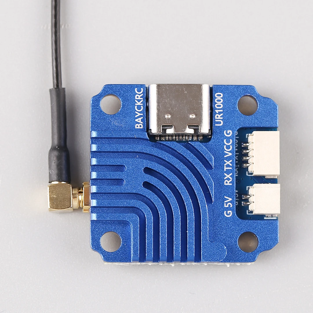 BAYCKRC UR1000 1000mW Dual Band ELRS Receiver 2.4G 900MHz FPV RX for RC Drone - Wireless Gaming Receiver