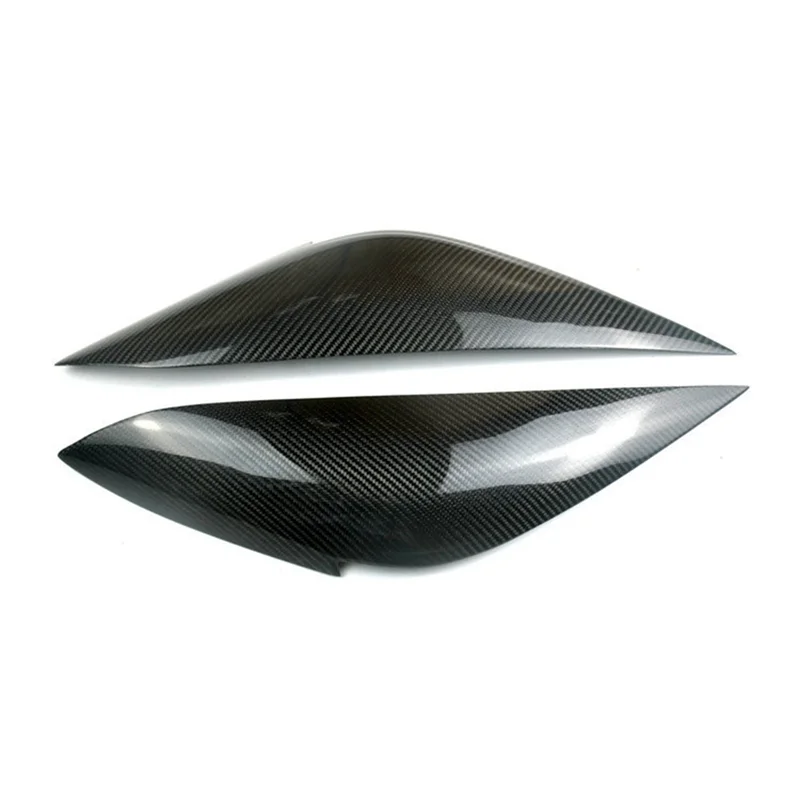 

Real Carbon Fiber Front Headlight Lamp Cover Strip Eyebrow Trim Sticker Accessories For Honda Fit Jazz 2021 2022