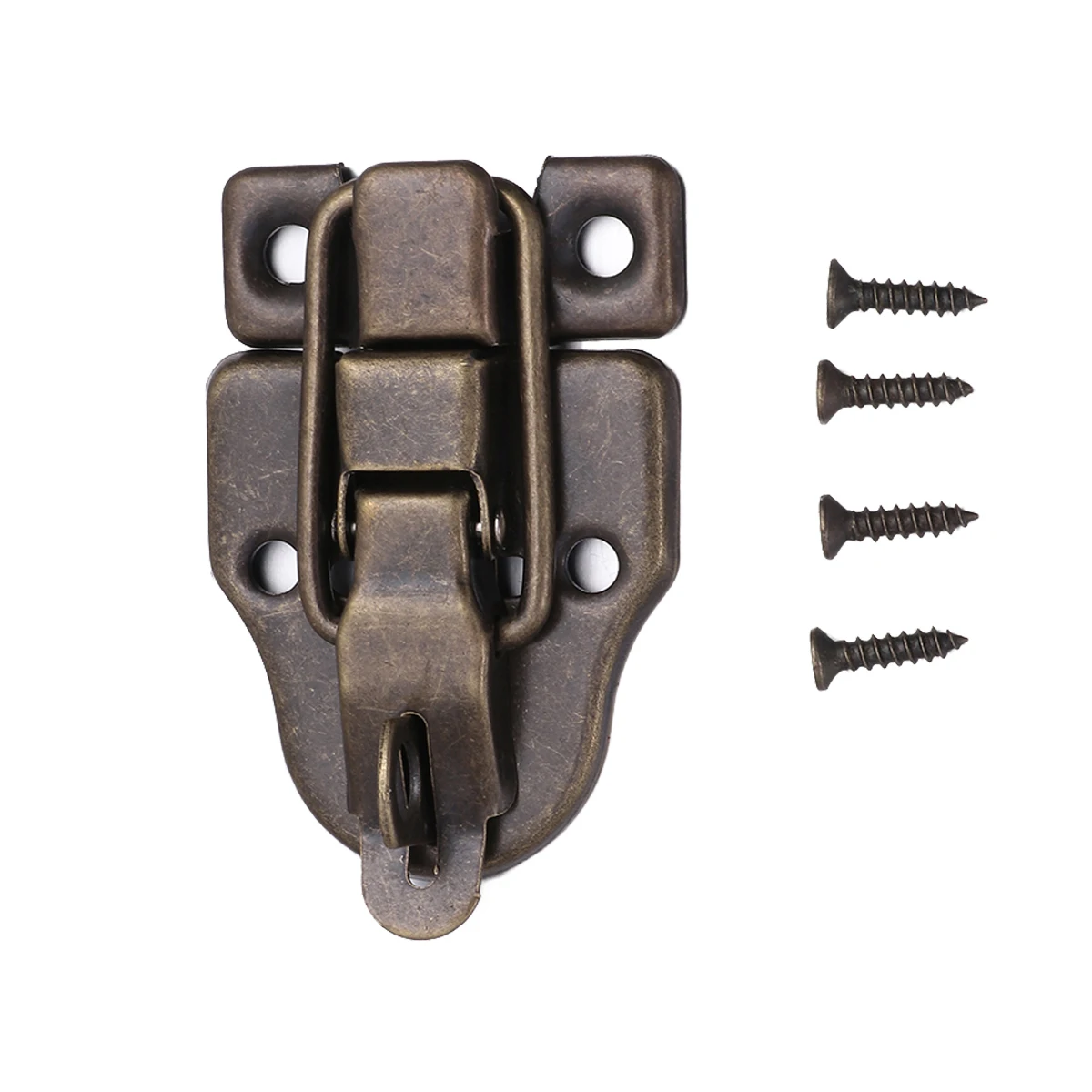

6pcs 40*62mm Jewelry Box Latches Special Small Box Packing Buckle Wooden Gift Lock Alloy Latch Hook Locks with keyhole (