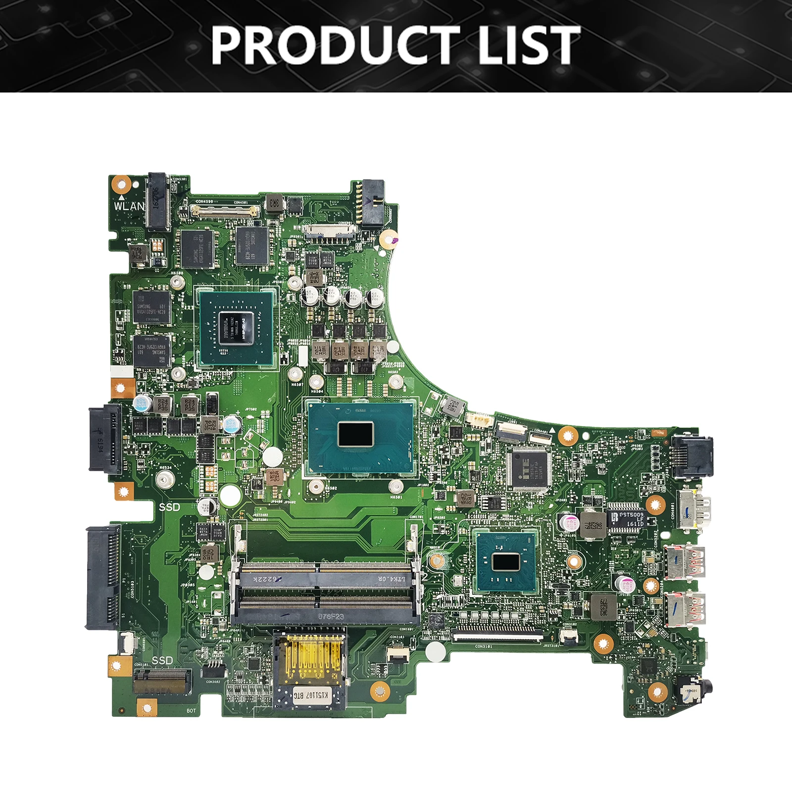 GL553VM Mainboard For Asus GL553V GL553VD GL553VE GL553VW FX53VD FX53V Laptop Motherboard i5-6300HQ i7-6700HQ GTX960M/4G