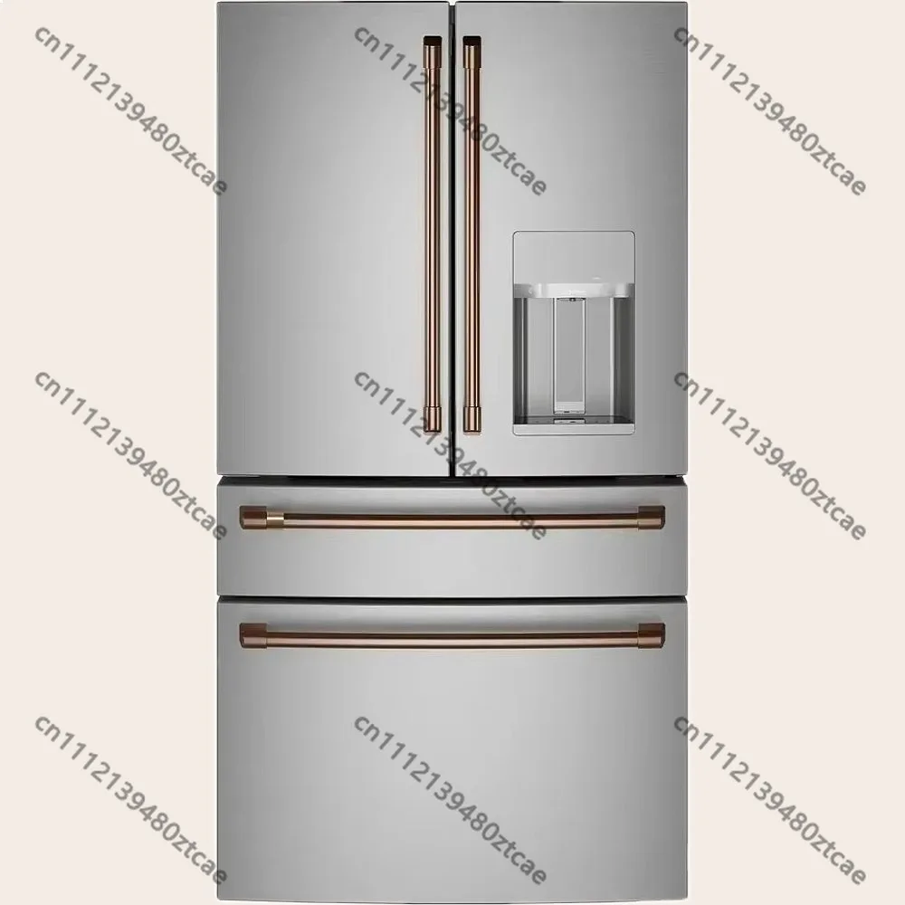 4-Door French Door Refrigerator Touch Screen Stainless Steel Smart