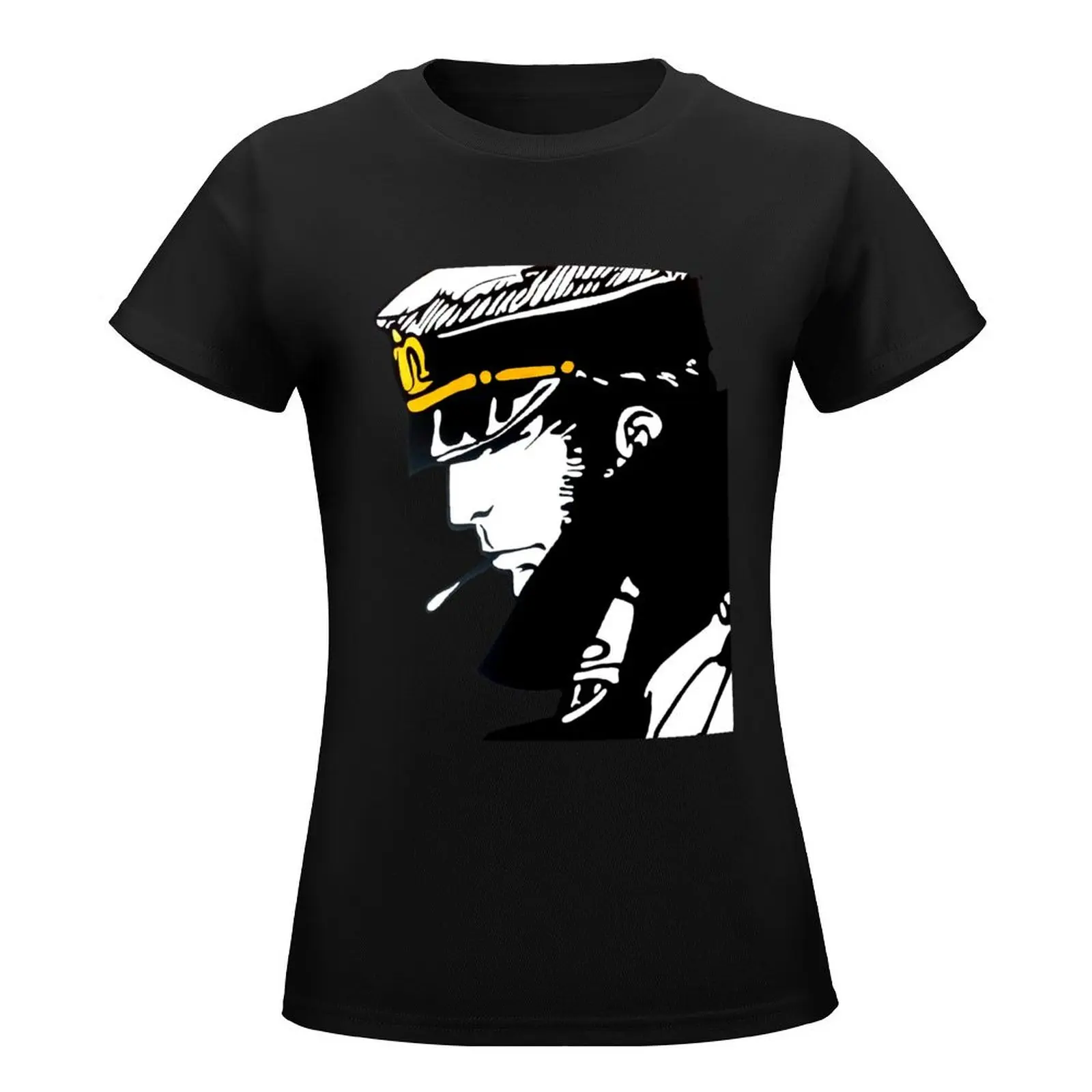 Corto Maltese - Iconic Figure T-Shirt sweat funnys graphic t-shirts for Women