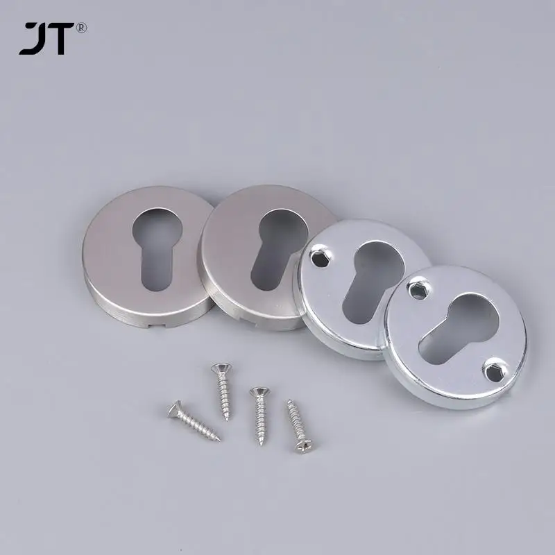 

4Pcs Round Stainless Steel Corrosion Covers Set Hardware Lock 304 Keyhole Cover Lock Cylinder Escutcheon Accessories