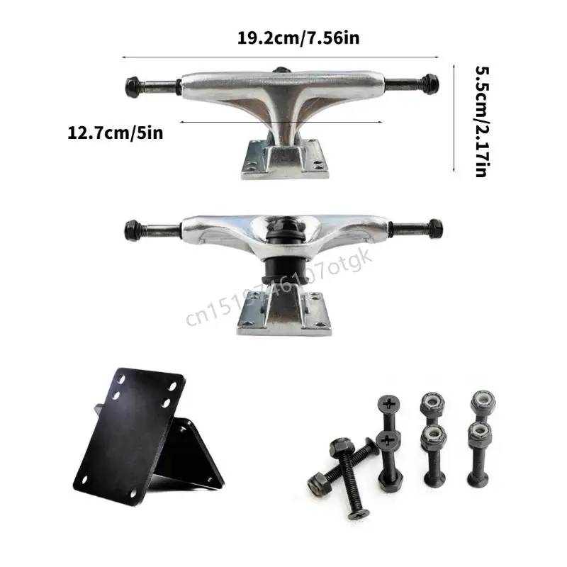 2pcs skateboards عجلات قوس الشاحنة تأثير المقاومة الشاحنات الألومنيوم M68D