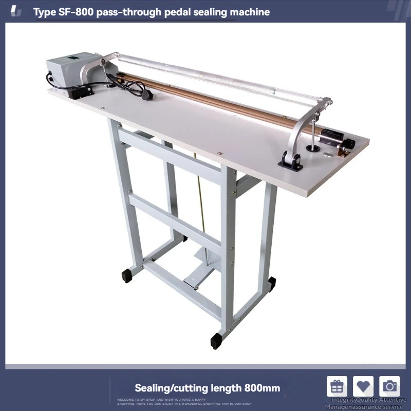 نوع SF-800، آلة ختم الدواسة من خلال المشي، آلة قطع أكياس الدواسة، آلة قطع الأفلام المتقلصة، آلة ختم البلاستيك