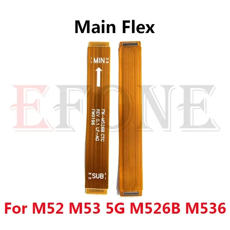 For Samsung Galaxy M31S M31 M31S M42 M32 M22 M21 M51 M52 M62 M53 5G M526 M536 Main board Conector USB Charge flex cable