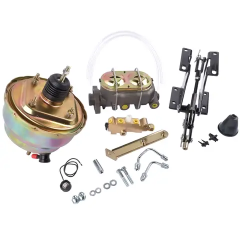 AP02 Brake Booster & Master Cylinder Disc Drum Kit for Chevy Truck C10 Suburban 67-72