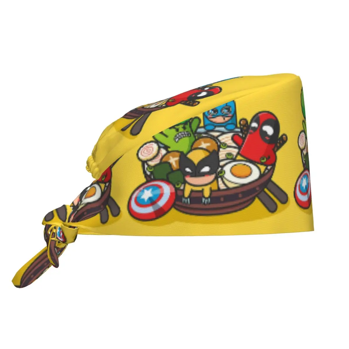 

Медицинская шапочка-кепка Custom H-Hulkes Comic Cute для медперсонала, униформа для женщин и мужчин, также подходит как шапка для повара