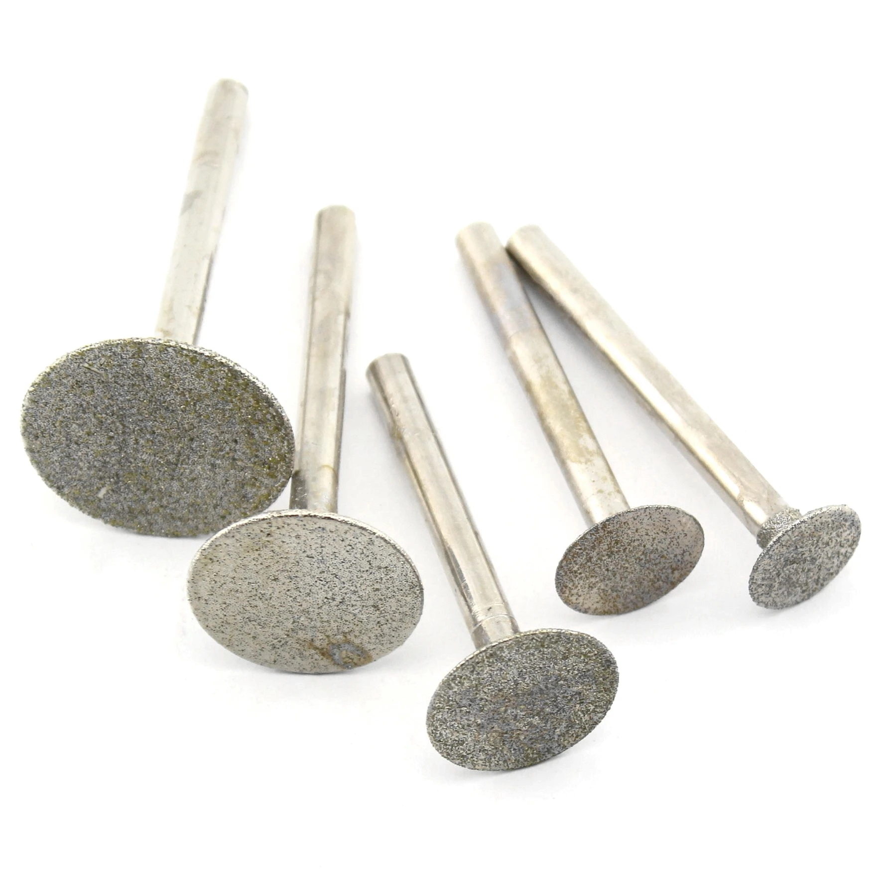 

Diamond Grinding Burr Bits Nail Head Shape 16-35mm for Jewelry Glass Stone Metal Carving Lapidary Tool 6mm Shank