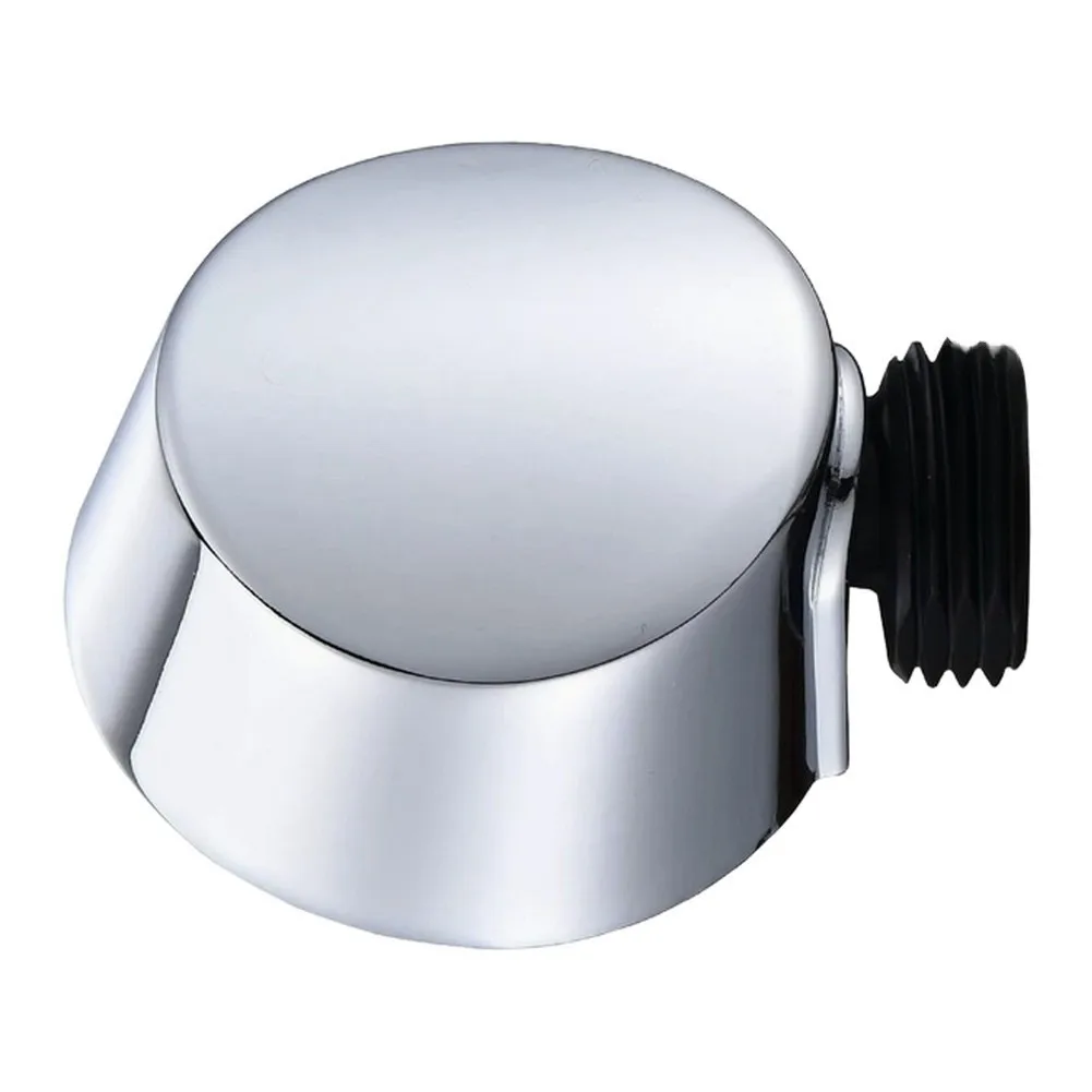 Cast Iron Shower Elbow Adapter A725WR with Matte Black Finish Resistant to Rust and Water Stains in Humid Bathrooms