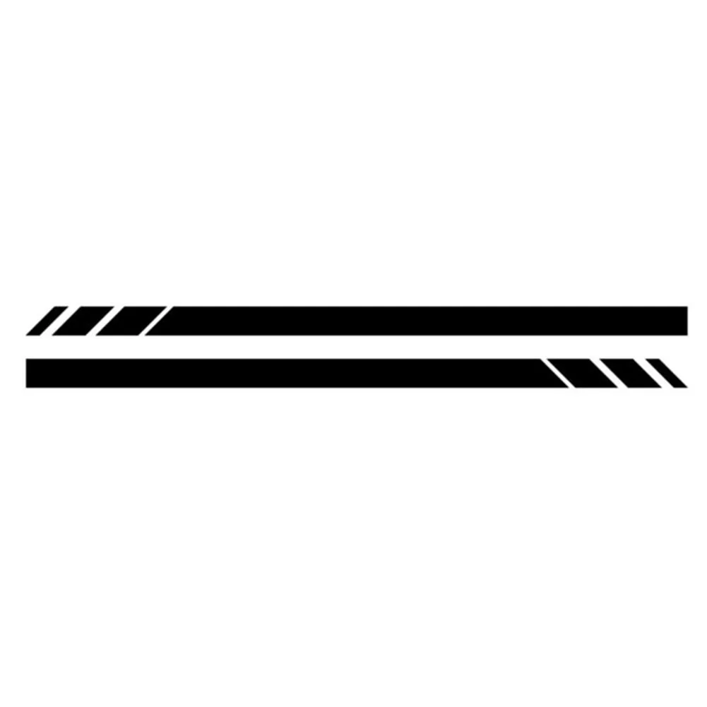 Removable Side Stripes Stickers for t4 T5 for t6 Waterproof 230*12CM 2pcs Accessories Black For Transporter Parts